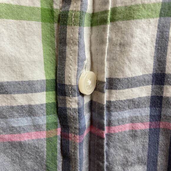 Boden Men’s Yellow Plaid Button Up Shirt Size L‎ Preppy Old Money Ivy League - Picture 8 of 11